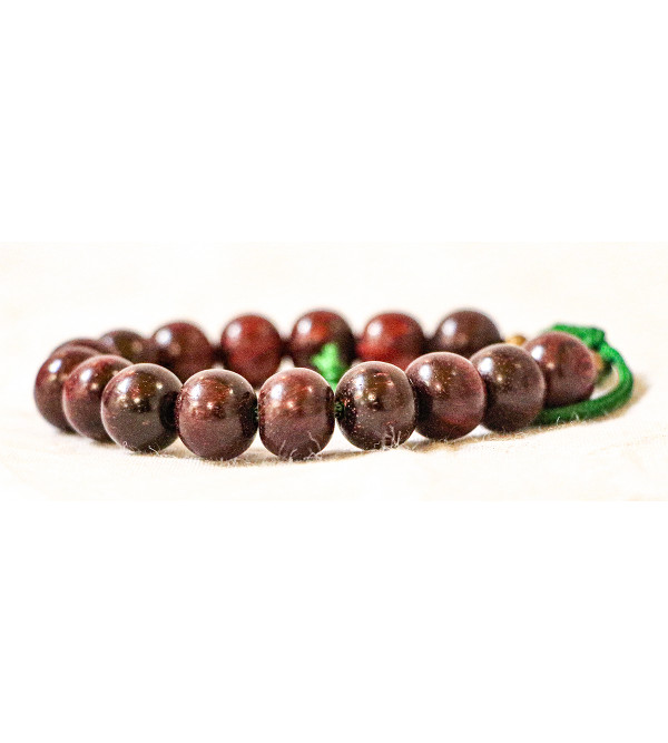 Red Sandalwood Bracelet (12–13 Beads | 10 MM)
