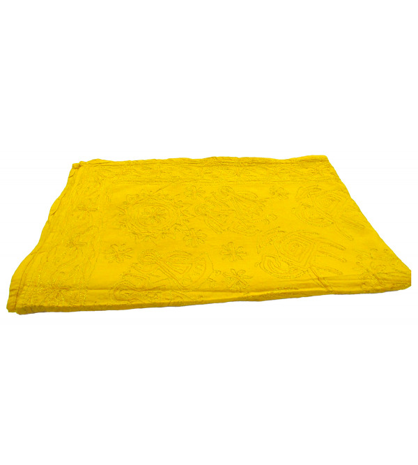 Cotton Ari Zari Emb.Bed Cover Assorted Colour Design Size 60 X90  Inch