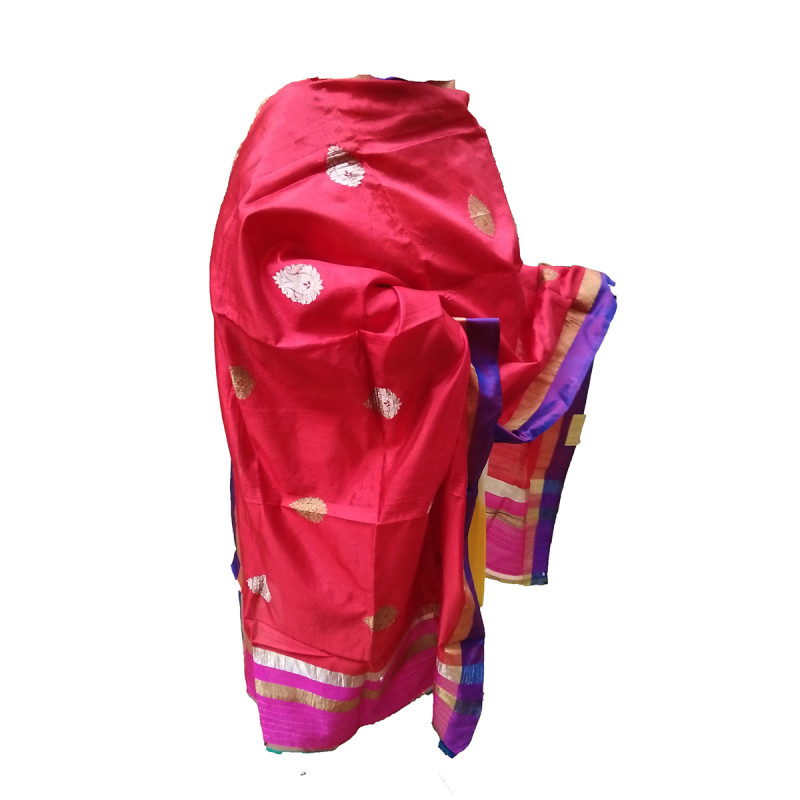 Silk Handwoven Dupatta from Banaras 