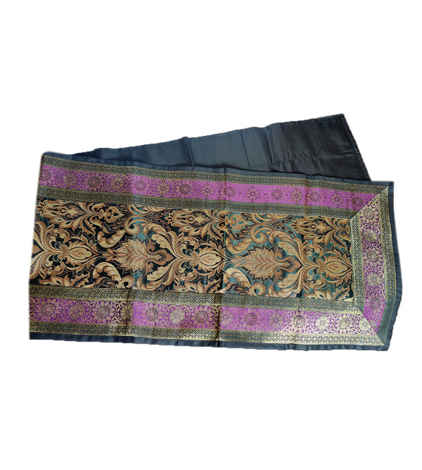 Brocade Silk Handwoven Bedcover  Size 60x90 Inch