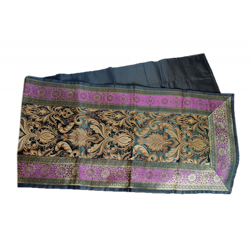 Brocade Silk Handwoven Bedcover  Size 60x90 Inch