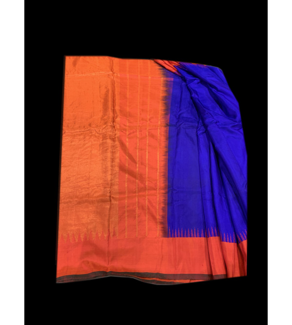 Andhra Ikat Silk Handwoven Saree With Blouse