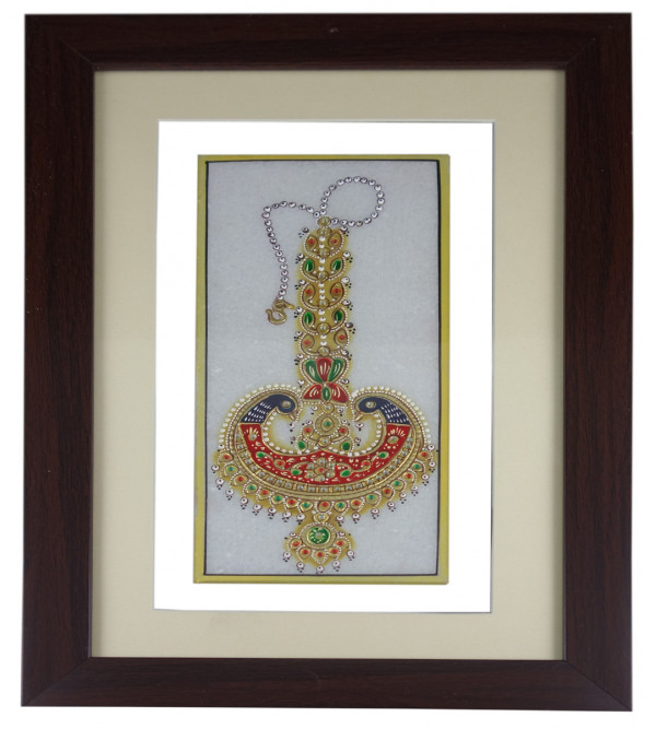 JEWELLERY PAINTING FRAMED 9x4 Inch