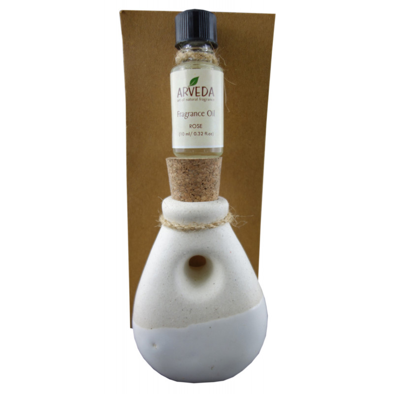 AYURVEDA FRAGRANCE AMPHORA 10 ml CERAMIC BOTTLE 