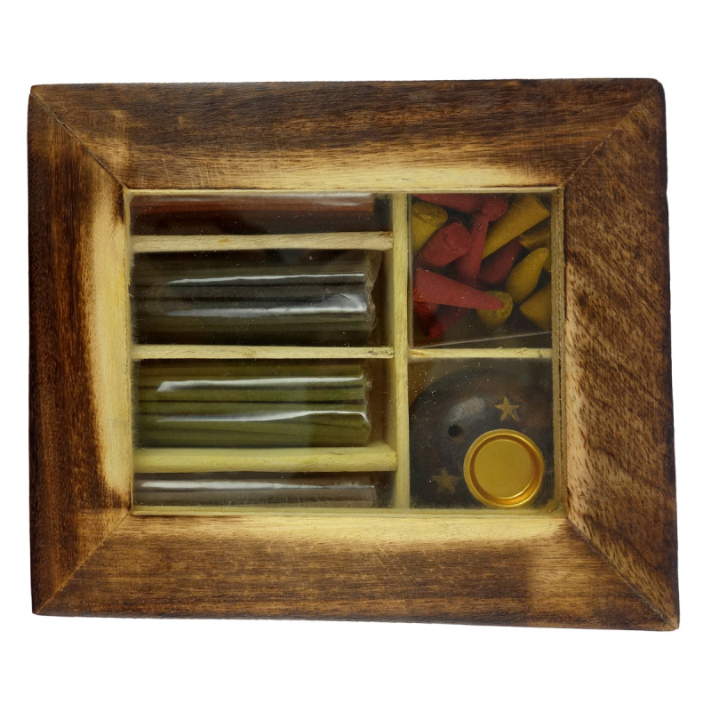 Handicraft Aggarbattis Soothing Scents gift box wooden assorted stick