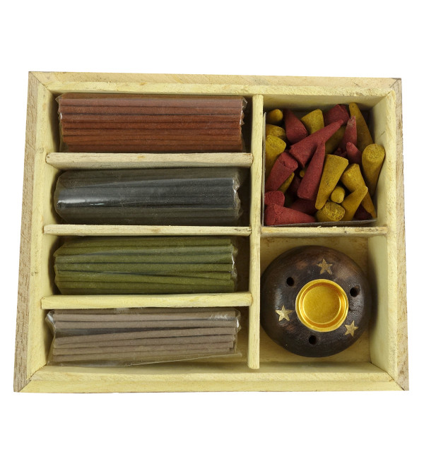 Handicraft Aggarbattis Soothing Scents gift box wooden assorted stick