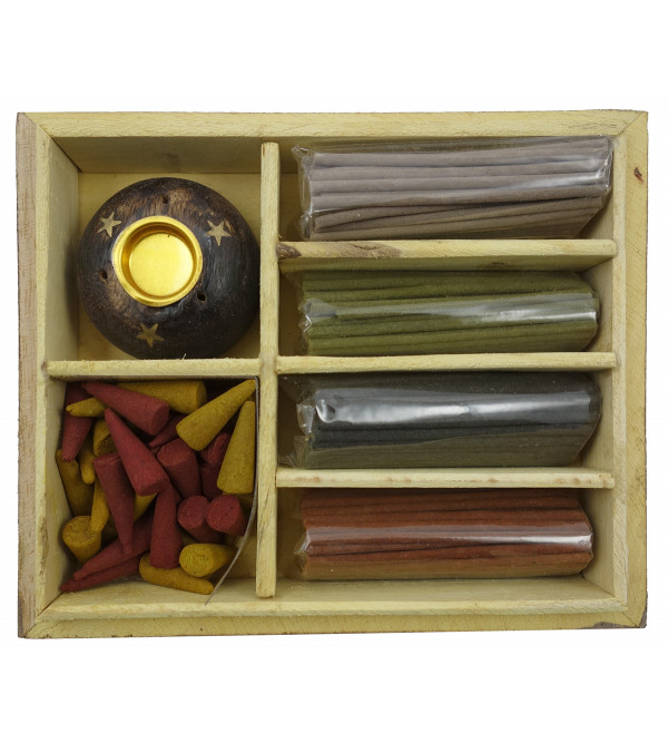 Handicraft Aggarbattis Soothing Scents gift box wooden Assorted Sticks