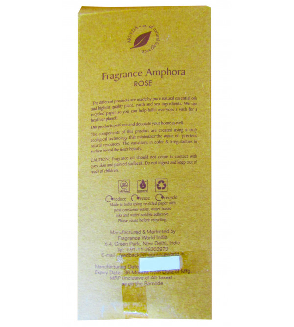 Ayurveda Fragrance Amphora 10ml Miceramic Bottle 
