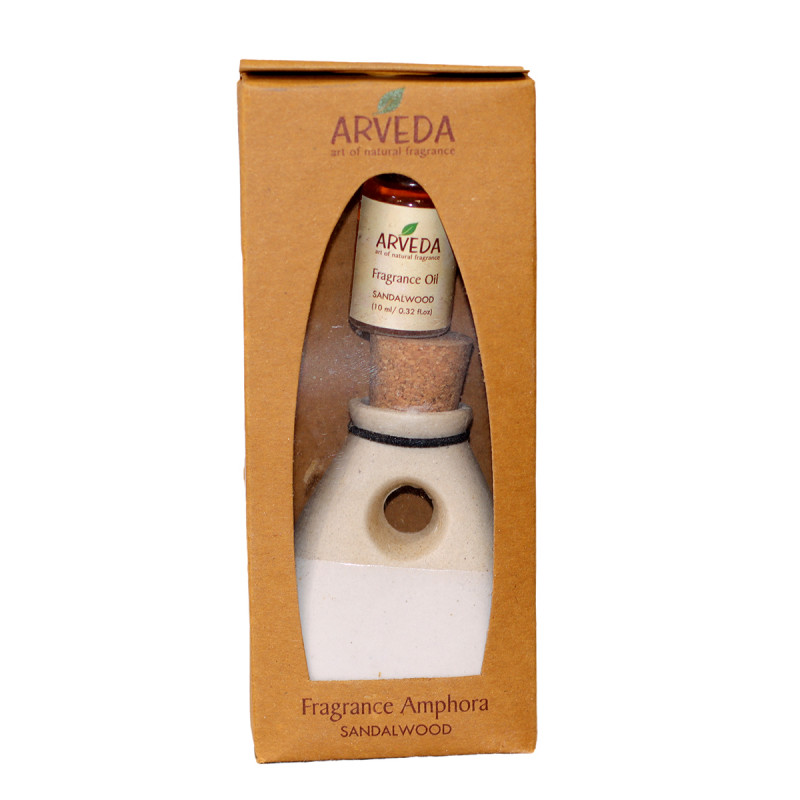 Ayurveda Fragrance Amphora 10ml Miceramic Bottle 