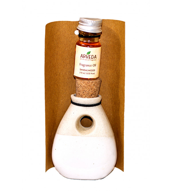 Ayurveda Fragrance Amphora 10ml Miceramic Bottle 