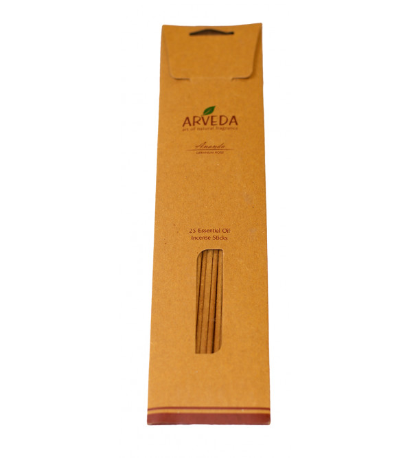 Ayurveda 25 Essential Oil Incense Stick Assorted Fragrance 