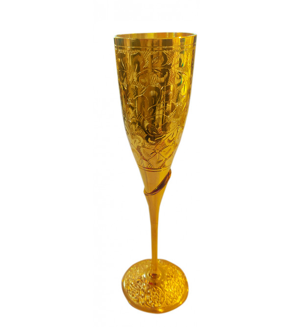 Goblet Set Brass Gold Plated