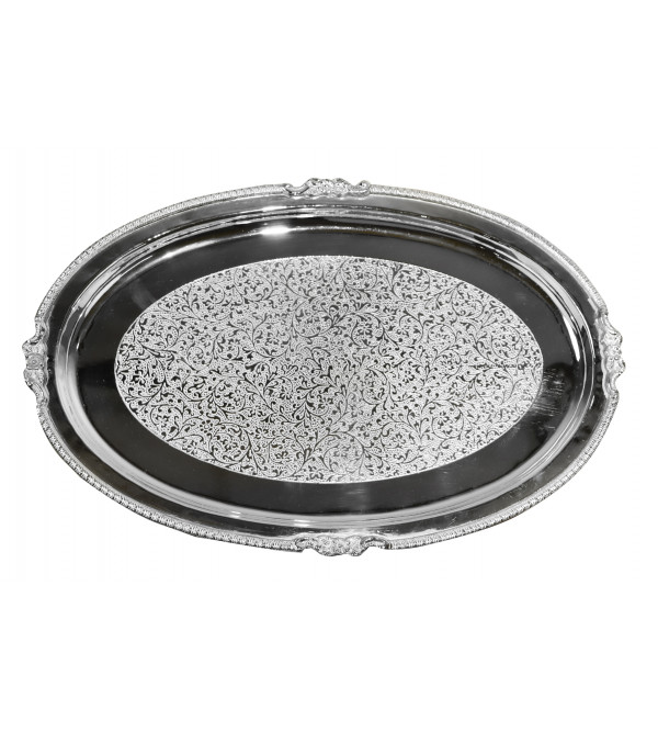 Silver Plated Oval Tray (Micron 0.50 – 0.60)