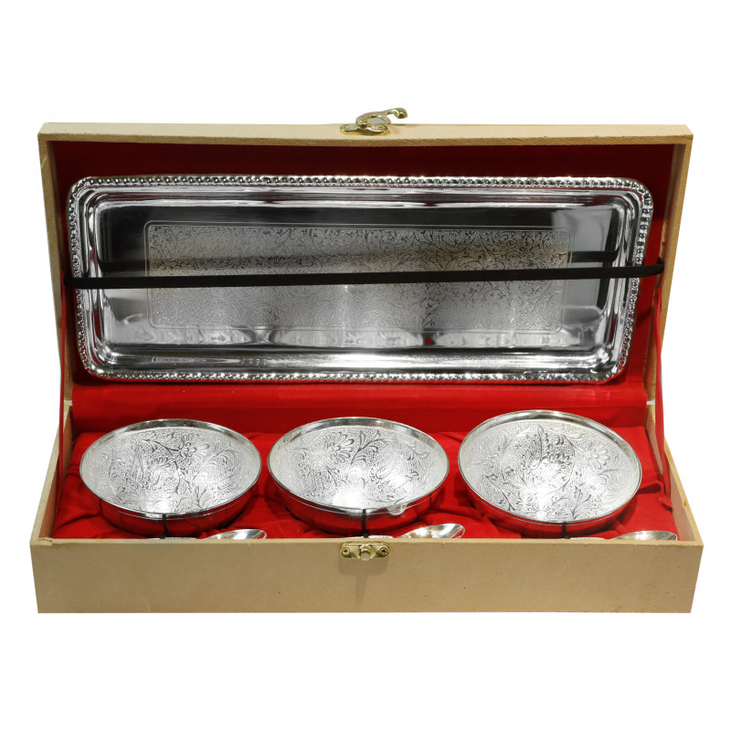 Bowl Set with Tray 7 Pcs 