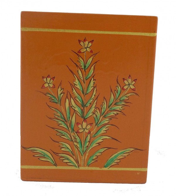 PAINTED PEN HOLDER JAIPUR STYLE  3X.4 INCH