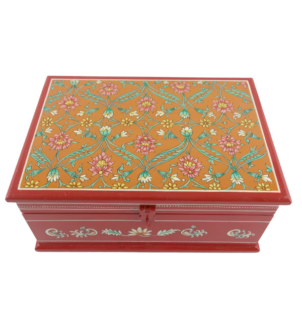 Painted BOX JAIPUR STYLE PLY 8x4x2.5 inch