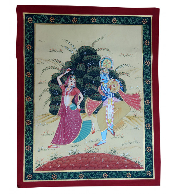 Handmade Assorted Pichwai Cotton Painting 12x15 Inch