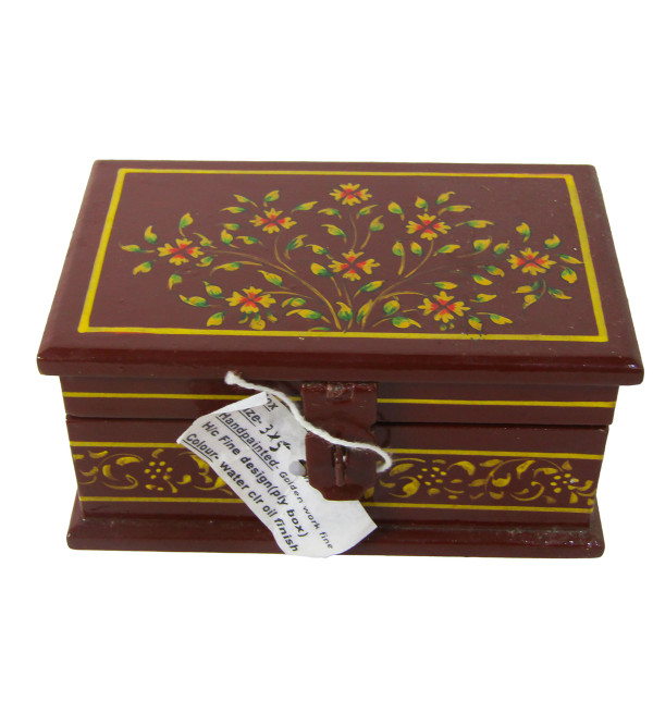 Painted Box Jaipur Style Size 3 X5 Inch 