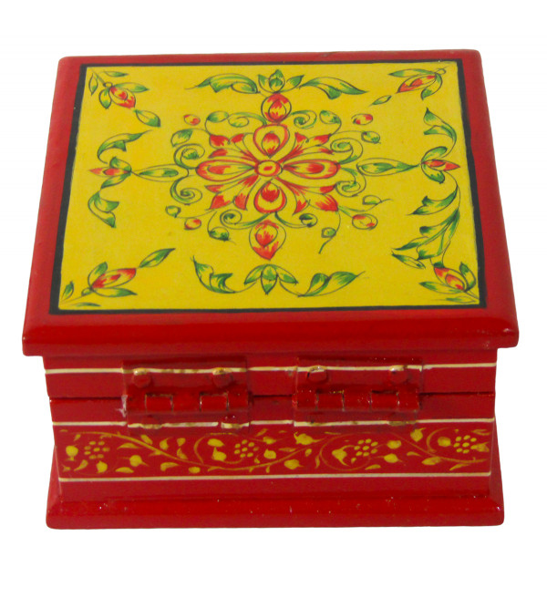 Jaipur Style Painted Box 4x4 Inch