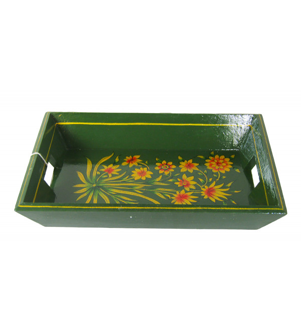 Jaipur Style Painted Tray  9x6 Inch