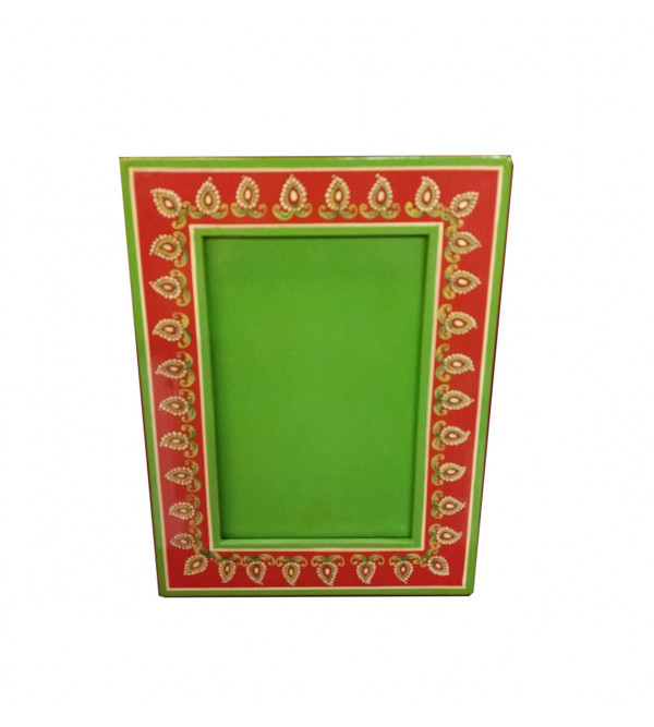 Wooden Handcrafted and Hand painted Photo Frame