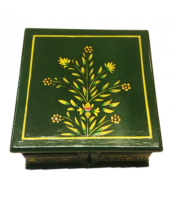 Wooden Jaipur Style Handcrafted and Hand Painted Box