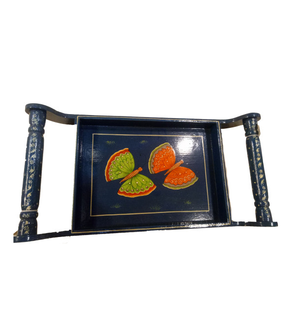 Wooden Hand Painted Tea Tray
