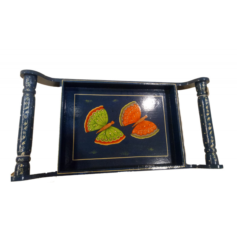 Wooden Hand Painted Tea Tray