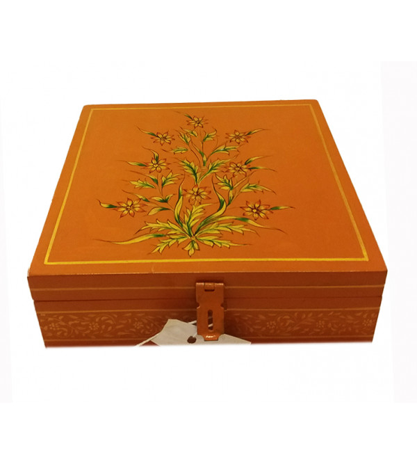 Wooden Jaipur Style Handcrafted and Hand Painted Box