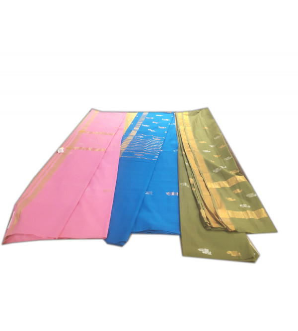 Andhra Pure Cotton Handwoven Saree Without Blouse