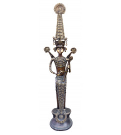 Dhokra Standing Trible God