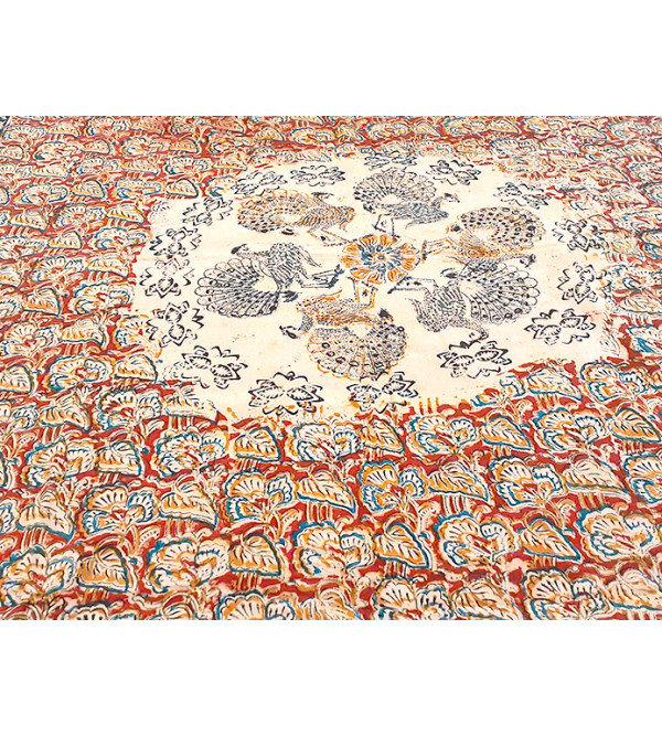 TABLE CLOTH COTTON KALAMKARI 36x36 inch