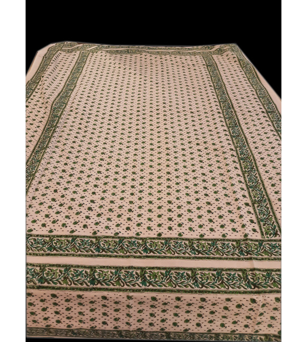 60X90 BED COVER HAND BLOCK PRINTED