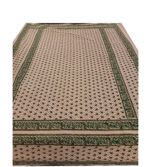 60X90 BED COVER HAND BLOCK PRINTED