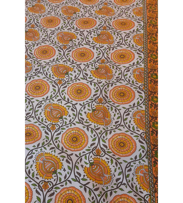 Block Printed Cotton Bedcover  Size 60x90 Inch