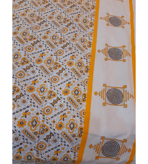 Cotton Printed Table Cover Size 72x108 Inch