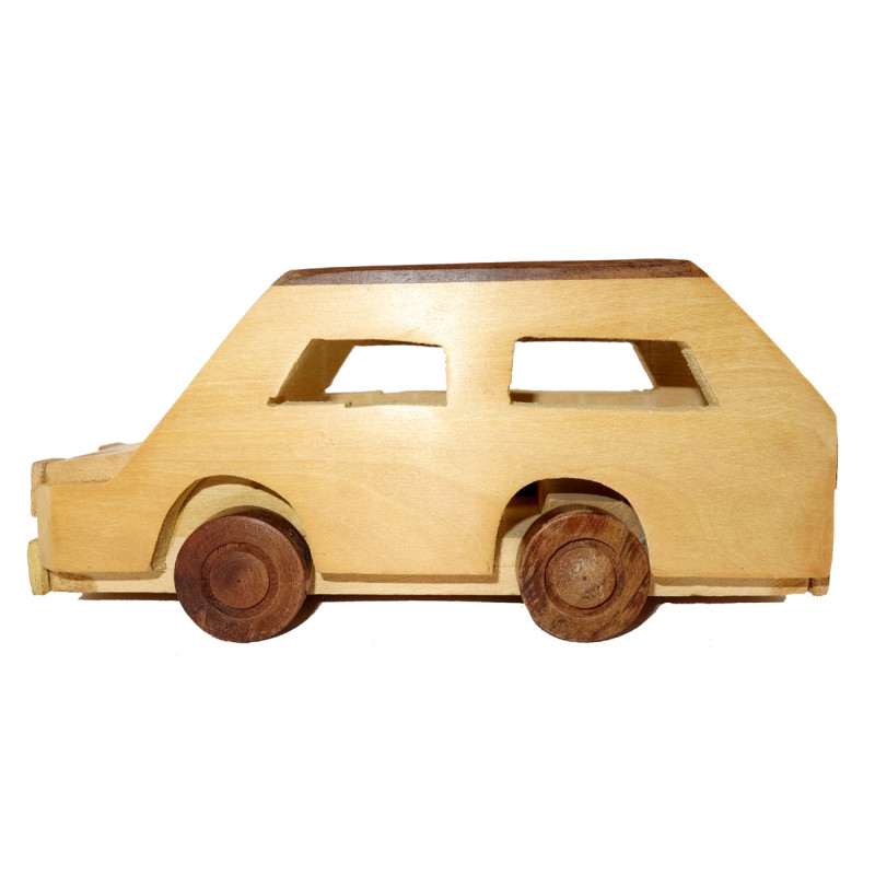 HANDICRAFT WOODEN TOYS CAR 5x2.5x2.5 INCH 