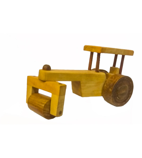 Handcrafted  Wooden Road Roller Size ............. Inch
