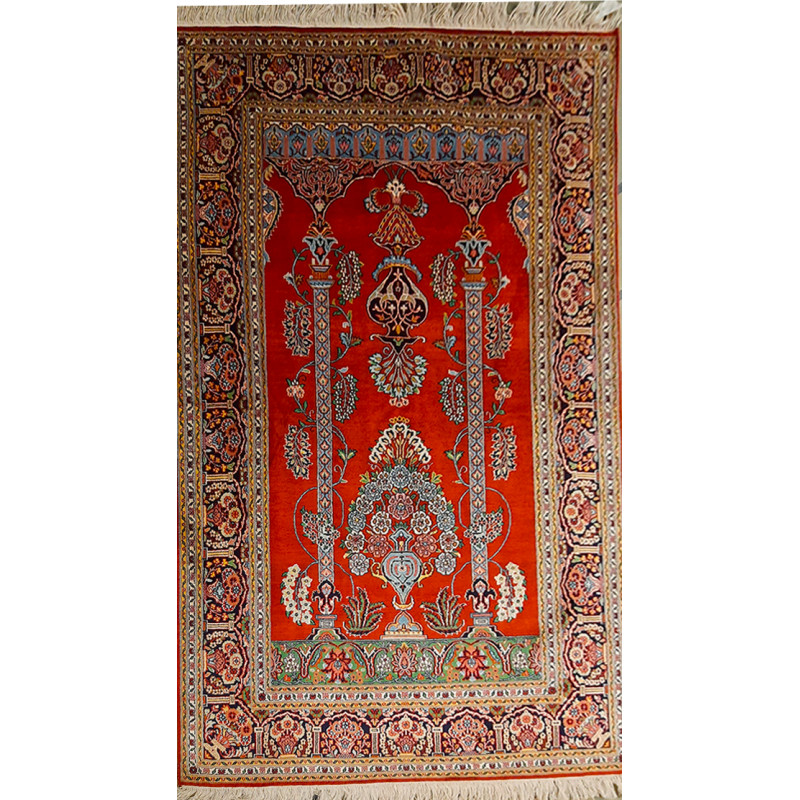 Kasmir Carpet Hand-Knotted SilkxCotton 4ftx6ft