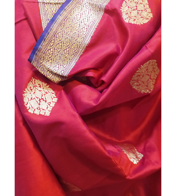 DUPATTA PURE BANARAS SILK 90X36 KADWA BOOTI