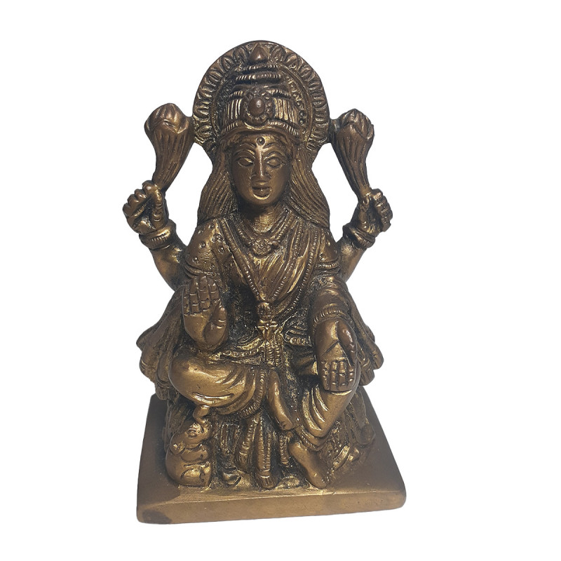 Laxmi Handcrafted In Brass 