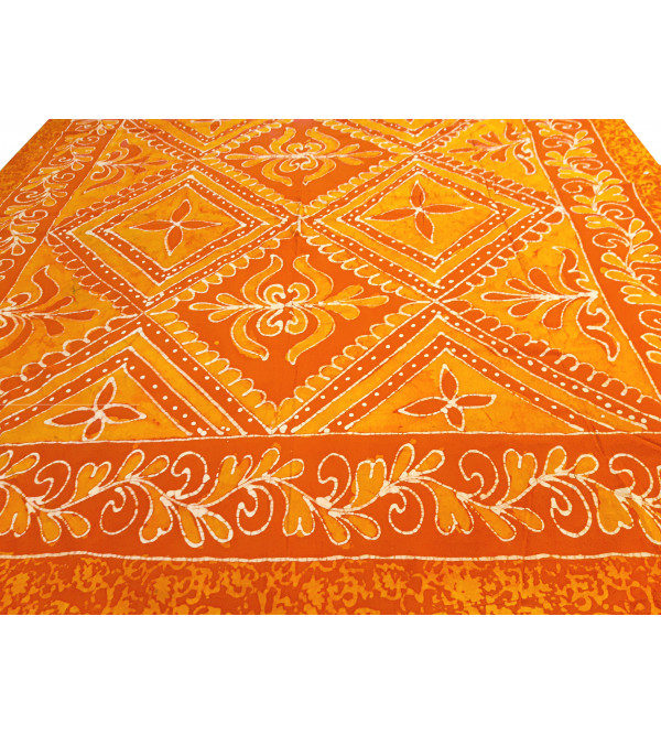 Cotton Batik Hand Block Printed Table Cover Size 60x60