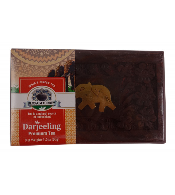 DARJEELING PREMIUM TEA 50 GMS WOODEN BOX