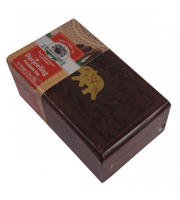 DARJEELING PREMIUM TEA 50 GMS WOODEN BOX