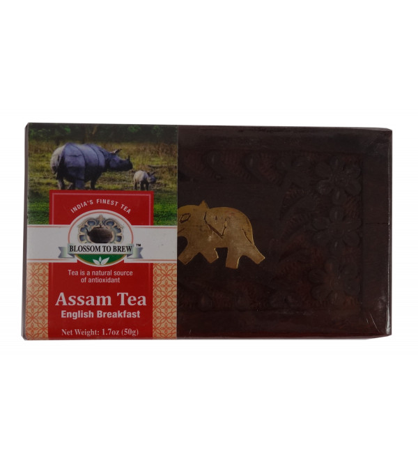 ENGLISH BREAKFAST TEA 50 GM WOODEN BOX