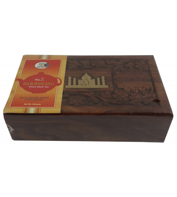 DARJEELING FINE BLACK TEA 150 GM WOODEN BOX