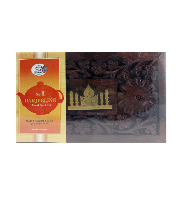 DARJEELING FINE BLACK TEA 150 GM WOODEN BOX