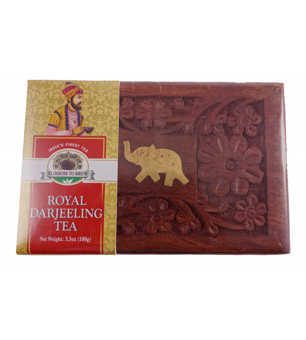 ROYAL DARJEELING TEA 100 GM WOODEN BOX