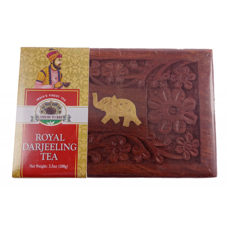 ROYAL DARJEELING TEA 100 GM WOODEN BOX