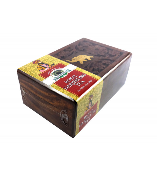 ROYAL DARJEELING TEA 100 GM WOODEN BOX